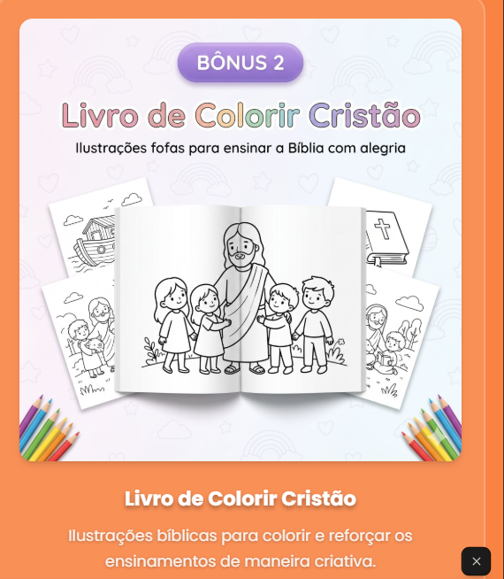 Livro de Colorir Cristão